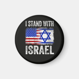 Ich stehe hinter Israel Magnet