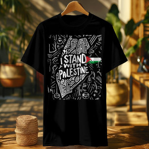 ich stehe hinter Palästina-Shirt vintage T-Shirt