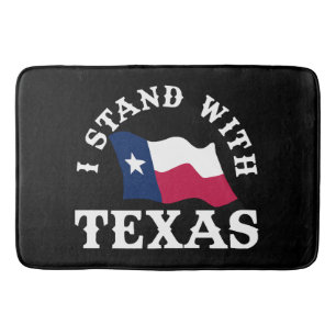 Ich stehe hinter Texas Badematte