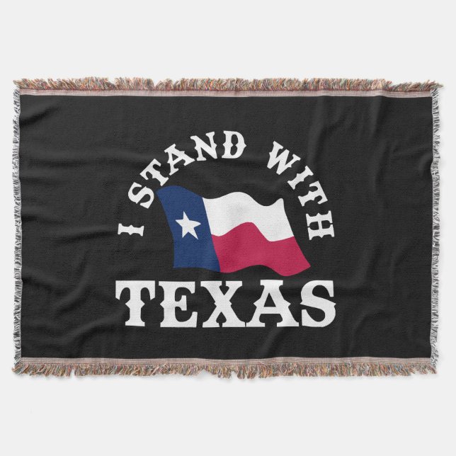 Ich stehe hinter Texas Decke (Vorderseite)