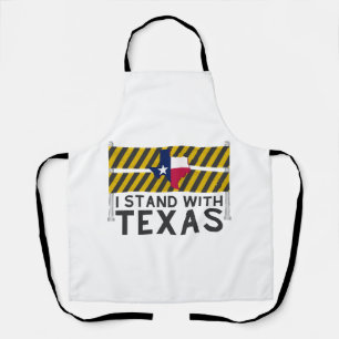 Ich stehe hinter Texas Schürze