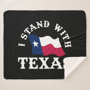 Ich stehe hinter Texas Sherpadecke