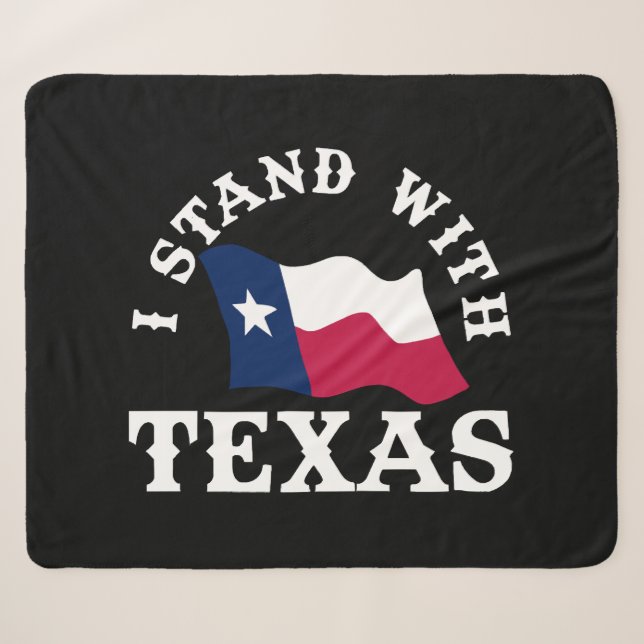 Ich stehe hinter Texas Sherpadecke (Vorderseite (Horizontal))