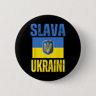 Ich stehe hinter Ukraine Unterstütze die ukrainisc Button