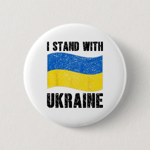 Ich stehe hinter Ukraine Unterstütze Ukraine Ukrai Button