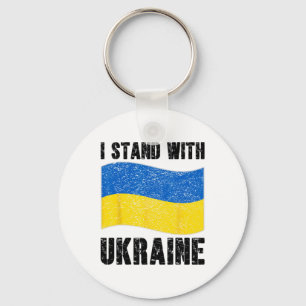 Ich stehe hinter Ukraine Unterstütze Ukraine Ukrai Schlüsselanhänger