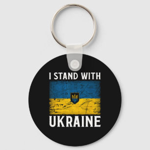 Ich stehe hinter Ukraine Unterstütze Ukraine Ukrai Schlüsselanhänger