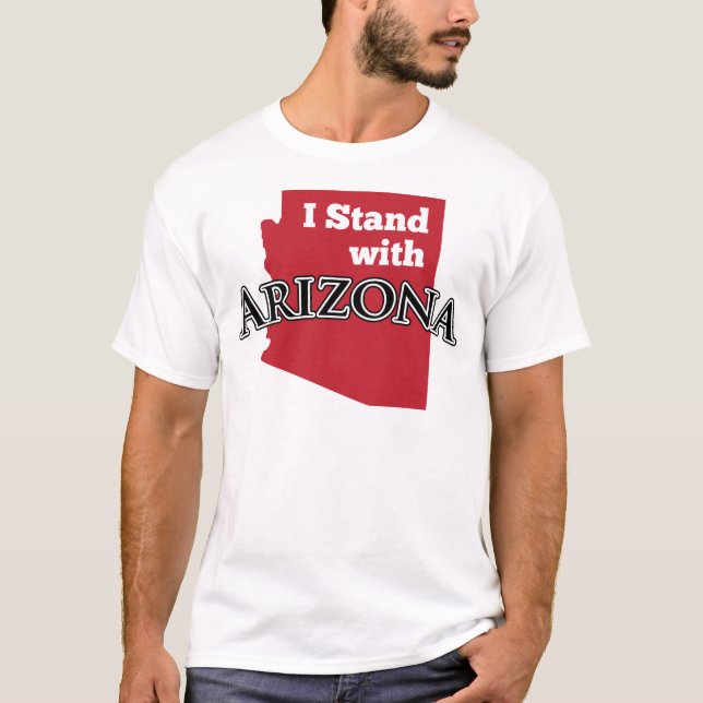 Ich stehe mit Arizona T-Shirt (Vorderseite)