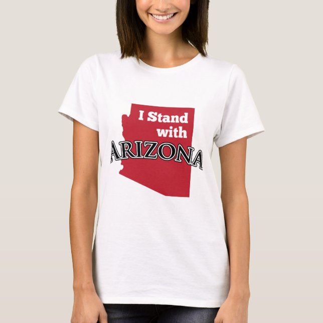 Ich stehe mit Arizona T-Shirt (Vorderseite)