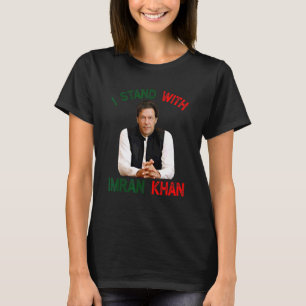 Ich stehe mit dem pakistanischen Party Imran Khan T-Shirt