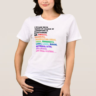 Ich stehe mit denen zusammen, die für den... Tri-Blend shirt