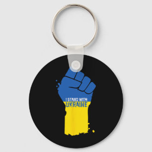 Ich stehe mit der Ukraine 11 Schlüsselanhänger
