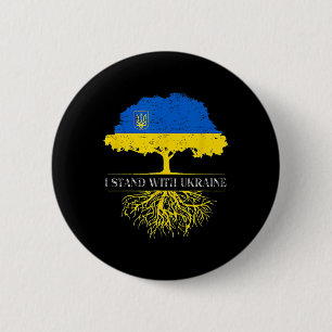 Ich stehe mit der Ukraine 2025 Shirts Ukrainische Button