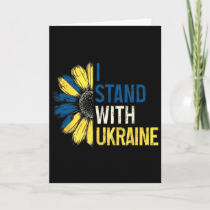 Ich stehe mit der Ukraine 2025 Shirts Ukrainische  Karte