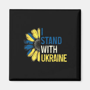 Ich stehe mit der Ukraine 2025 Shirts Ukrainische Magnet
