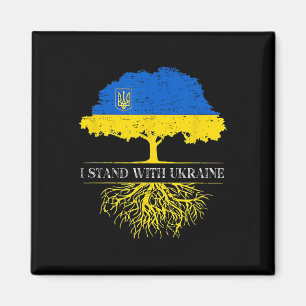 Ich stehe mit der Ukraine 2025 Shirts Ukrainische Magnet