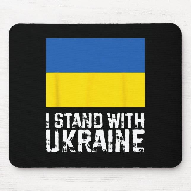 Ich stehe mit der Ukraine 5  Mousepad (Vorne)