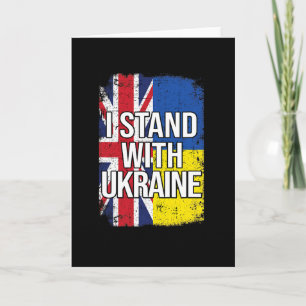 Ich stehe mit der Ukraine Britisch Vereinigtes Kön Karte