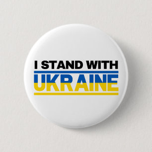 Ich stehe mit der Ukraine Button