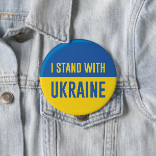 Ich stehe mit der Ukraine Button