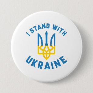 Ich stehe mit der Ukraine Button
