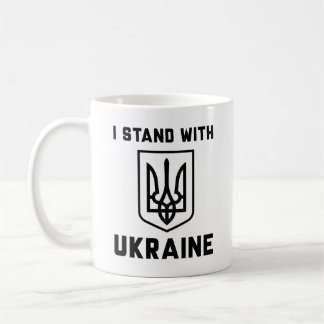 Ich stehe mit der Ukraine Kaffeetasse