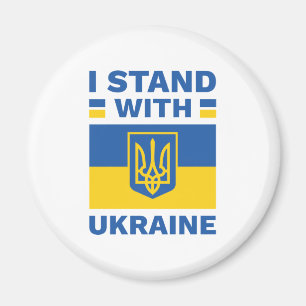 Ich stehe mit der Ukraine Magnet