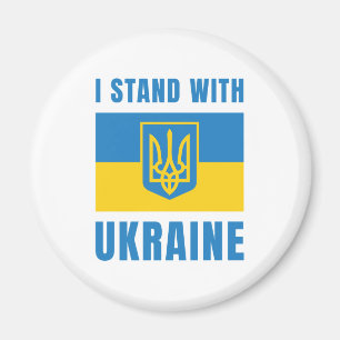 Ich stehe mit der Ukraine Magnet