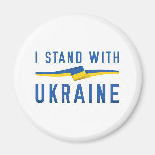 Ich stehe mit der Ukraine Magnet