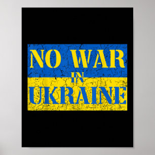 Ich stehe mit der Ukraine ohne Krieg zur Unterstüt Poster