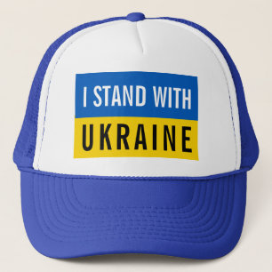 Ich stehe mit der Ukraine politisch Truckerkappe