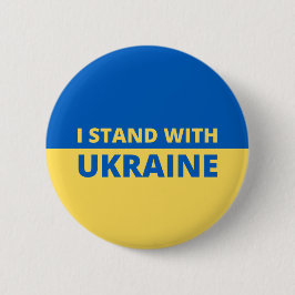 ICH STEHE MIT DER UKRAINE-SCHALTFLÄCHE BUTTON