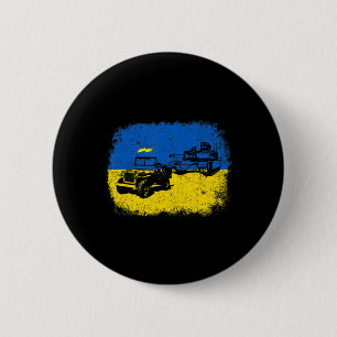 Ich stehe mit der Ukraine Spaß ukrainischen Bauer Button
