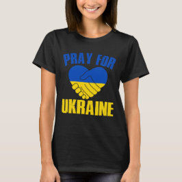 Ich stehe mit der Ukraine T-Shirt