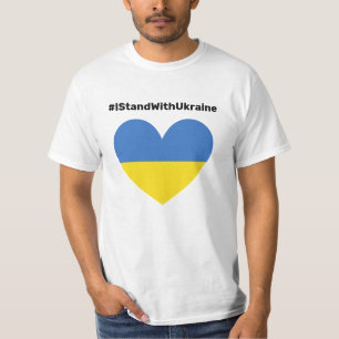 Ich stehe mit der Ukraine T-Shirt