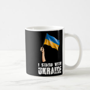 Ich stehe mit der Ukraine Ukrainischer Stolz 1 Kaffeetasse