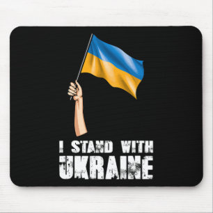 Ich stehe mit der Ukraine Ukrainischer Stolz 1 Mousepad