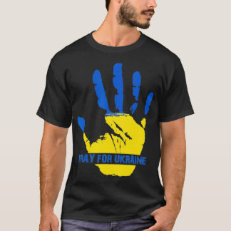 Ich stehe mit der Ukraine und bete für die Ukraine T-Shirt