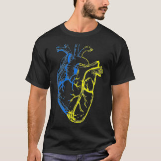 Ich stehe mit der Ukraine Unterstützung Ukraine He T-Shirt