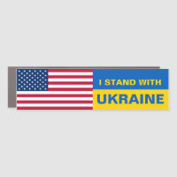 Ich stehe mit der Ukraine, USA und der amerikanisc