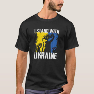 Ich stehe mit der Ukraine zur Unterstützung der uk T-Shirt