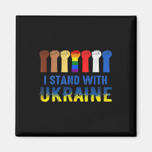 Ich stehe mit der Ukraine zusammen gegen Putin den Magnet