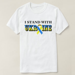 ICH STEHE MIT DER UKRAINE ZUSAMMEN MIT DEM Frieden T-Shirt