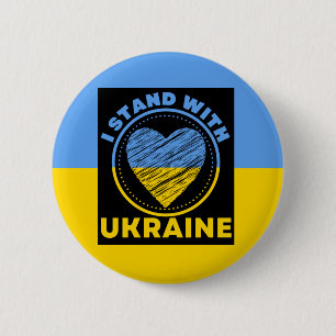 ICH STEHE MIT DER UKRAINE ZUSAMMEN - UNTERSTÜTZUNG BUTTON