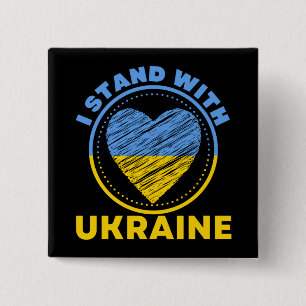 ICH STEHE MIT DER UKRAINE ZUSAMMEN - UNTERSTÜTZUNG BUTTON