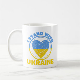 ICH STEHE MIT DER UKRAINE ZUSAMMEN - UNTERSTÜTZUNG KAFFEETASSE