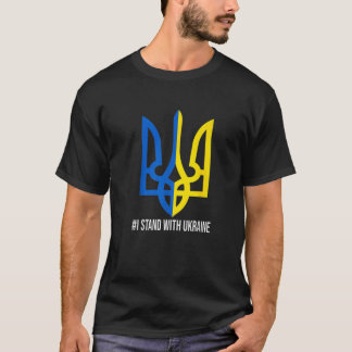 Ich stehe mit der Unterstützung der Ukraine durch T-Shirt