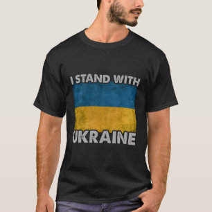 Ich stehe mit der Unterstützung der Ukraine durch T-Shirt