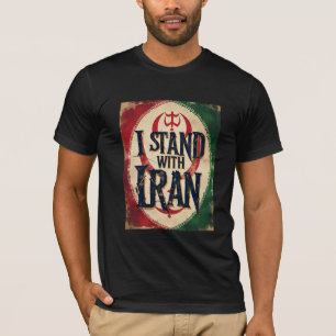 Ich stehe mit Iran Solidarity T-Shirt