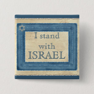 Ich stehe mit Israel Button